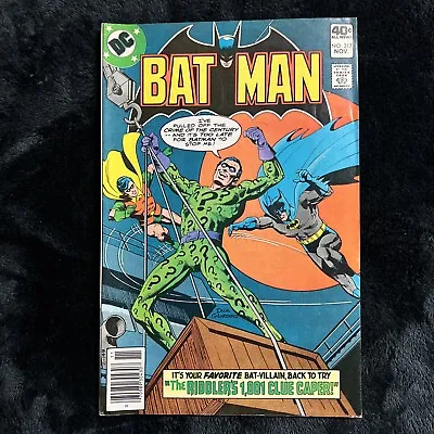 Buy BATMAN #317 1979 November DC Comics Riddler 40 Cent Comic Book GOOD CONDITION • 24.78£