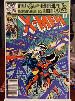 Buy Uncanny X-men #154 | Vf/nm| 1981 | News Stand | Star Jammers Origin | Bronze Age • 19.73£