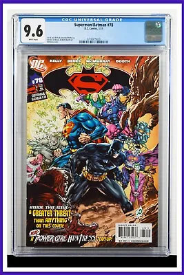 Buy Superman Batman #78 CGC Graded 9.6 DC January 2011 White Pages Comic Book. • 63.96£