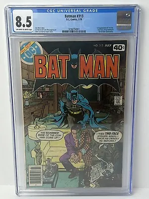 Buy Batman #313 DC Comics 1979 CGC 8.5 1st Appearance Tim Fox Key Issue • 114.56£