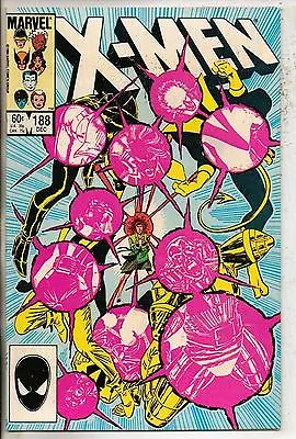 Buy Marvel Comics Uncanny X-Men #188 December 1984 NM- • 7£