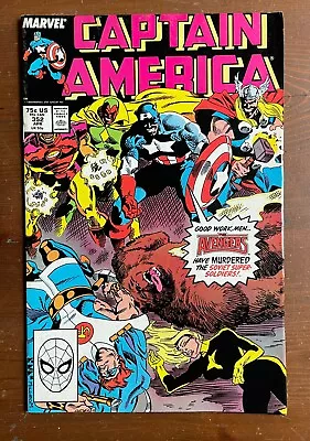 Buy Marvel Comics CAPTAIN AMERICA Issue #352 1st Supreme Soviets Appearance • 37.69£