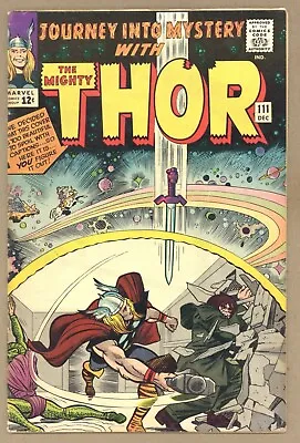 Buy Journey Into Mystery 111 (VG) Thor! Stan Lee, Jack Kirby 1964 Marvel Comics U479 • 47.30£