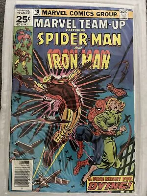 Buy Marvel Team Up #48 - Spider-Man And Iron Man 1976 Bag & Board • 4£