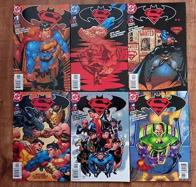 Buy SUPERMAN/BATMAN 1-6 (Loeb/McGuinness) DC Comics 2003 NM- • 18£