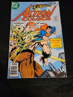 Buy Action Comics #483 Superman! Professor Ivo! Amazo! Jimmy Olsen! Dc 1978 • 16.06£