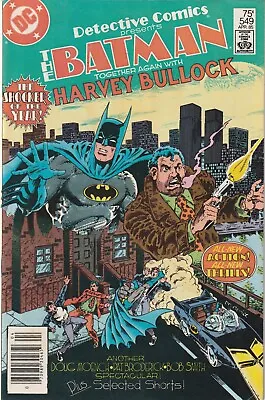 Buy Detective Comics 549 Batman Harvey Bullock Green Arrow Black Canary Backup 1985 • 7.09£