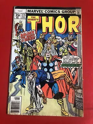 Buy The Mighty Thor #274 (Marvel Comics Aug 1978) Newstand • 12.06£
