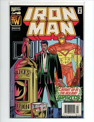 Buy Iron Man 2PC #313-314- Alcoholic Cover - Captain America Appearance (VF/NM) 1995 • 7.90£