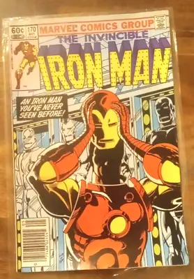 Buy The Invincible IRON MAN #170 1ST James Rhodes (Marvel Comics 1983) • 7.20£