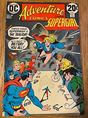 Buy Adventure Comics Starring Supergirl Issue 423 From September 1972 - Free Post • 7£