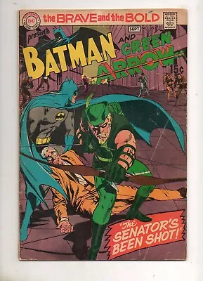 Buy Brave And The Bold #85 1ST NEW GREEN ARROW By NEAL ADAMS 1969 VG 4.0 NEW COSTUME • 51.26£