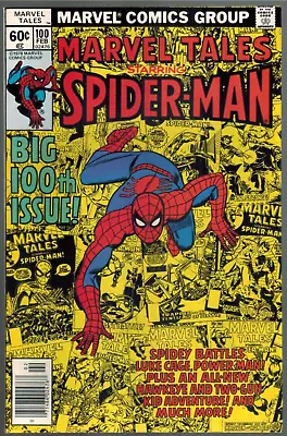 Buy Marvel Tales 100  Luke Cage, Power Man!  (rep Amazing Spider-Man 123)  1979 VF+ • 19.73£