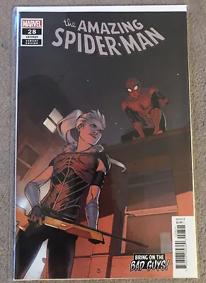 Buy AMAZING SPIDER-MAN #28 Marvel Comics 2019 Bengal VARIANT Cover Bring On Bad Guys • 4.99£
