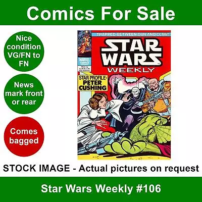 Buy Star Wars Weekly #106 Comic VG/FN 05 March 1980 Marvel UK • 3.99£