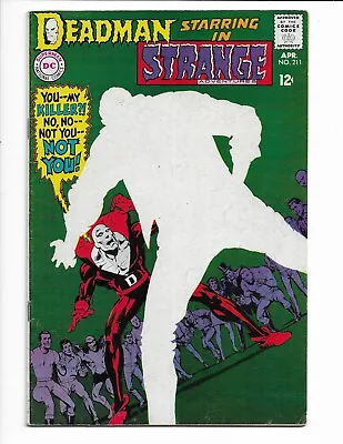 Buy Strange Adventures 211 - Vg/f 5.0 - Deadman - Neal Adams Cover & Art (1968) • 21.58£