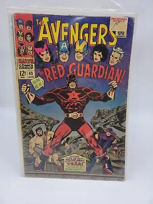 Buy The Avengers #43  1st Appearance Of The Red Guardian (1967)  • 60.82£