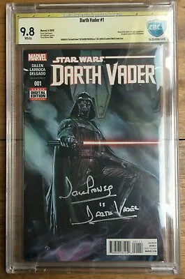 Buy Darth Vader #1  1st Black Krrsantan Signed David Prowse CBCS SS 9.8 • 1,950£