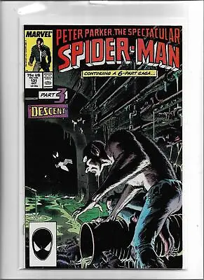 Buy Peter Parker, The Spectacular Spider-man #131 1987 Very Fine- 7.5 3776 • 7.84£