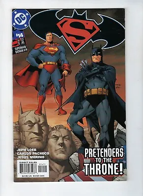 Buy SUPERMAN / BATMAN # 14 (DC Comics, Loeb/Pacheco, JAN 2005) VF- • 2.75£