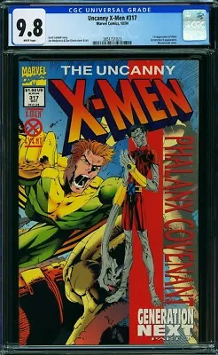 Buy Uncanny X-Men (v1) #317 CGC NM/MT 9.8 Red Stripe Direct Edition 1st Blink  • 160.82£