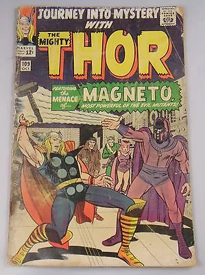 Buy Thor Journey Into Mystery #109 Kirby Classic Magneto  1st X-over Low Grade • 81.81£