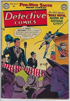 Buy Detective Comics 179 (1952) G/VG 3.0 Sprang Batman Starr Pow-Wow Smith Robotman • 238.32£