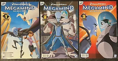 Buy Megamind Blue Bello Bolts #1/2/3 Gp Comics • 17.03£