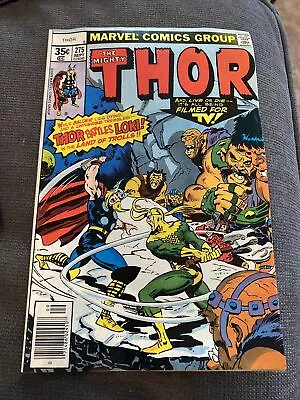 Buy Marvel Comics The Mighty THOR #275! Thor Battles Loki In The Land Of The Trolls! • 5.60£