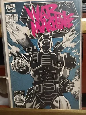 Buy Iron Man #282, 1st Full Appearance War Machine, WP, Marvel 1992 • 52.28£