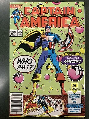 Buy Captain America #307 (Marvel, 1985) 1st Madcap Newsstand Paul Neary VF/NM • 33.12£