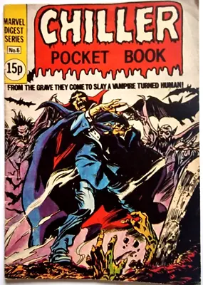 Buy Chiller 7 Comic Pocket Book Marvel Digest Series Dracula Ghost Rider • 6.99£