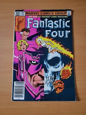 Buy Fantastic Four #257 Newsstand Variant ~ FINE - VERY FINE VF ~ 1983 Marvel Comics • 3.94£