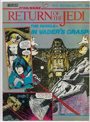 Buy Star Wars Return Of The Jedi #86 Weekly VG (1985) Marvel Comics UK • 3.25£