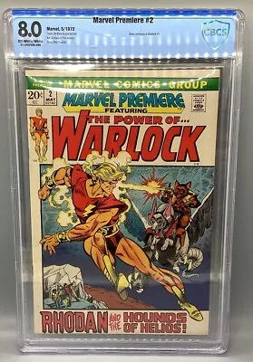 Buy Marvel Premiere #2 - 1972 - CBCS 8.0 - Featuring Warlock • 108.57£