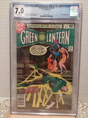 Buy Green Lantern #124 CGC 7.0  DC Comics  1980  The Secret Of Sinestro  🇺🇸🇺🇸 • 38.74£
