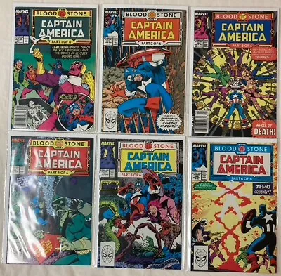 Buy 1989 Marvel Captain America Comics Vol 1 #357 358 359 360 361 362 NM 9.4+ • 43.69£