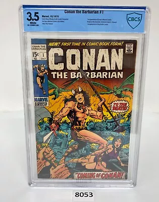 Buy Conan The Barbarian #1 Marvel 1970 First Appearance CBCS 3.5 • 159.32£