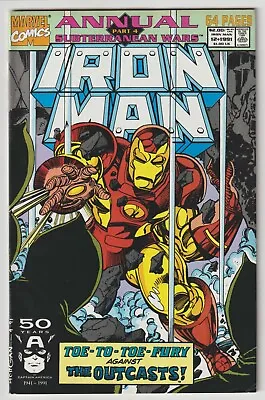 Buy Iron Man Annual #17 (marvel)  1991 (  Subterranean Wars  Part 4 ) • 1.75£
