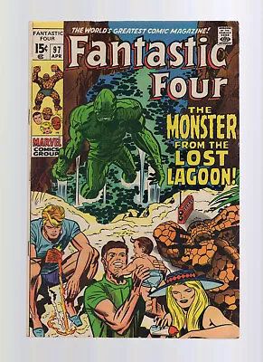 Buy Fantastic Four #97 - Jack Kirby Cover & Artwork - Mid Grade • 15.98£