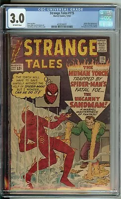 Buy Strange Tales #115 CGC 3.0 Marvel Comic 1963 2nd Appearance Sandman • 177.40£