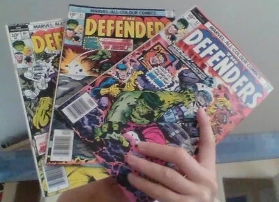 Buy DEFENDERS 40 42 43 THREE Marvel Comics GIFFEN GERBER Oct Nov Jan 1976 /77 UK FN- • 5.60£