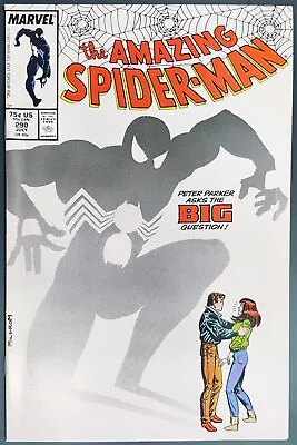 Buy Amazing Spider-Man #290 Newsstand (1987) KEY Peter Proposes To Mary Jane (VF+) • 9.65£