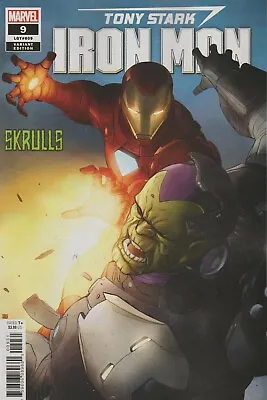 Buy Tony Stark Iron Man #9 | Skrulls Variant Cover | Marvel Comics - 2019 • 4.74£