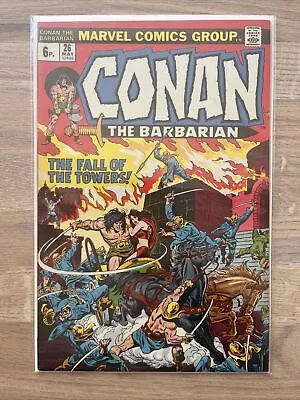 Buy Marvel Comics Conan The Barbarian #26 1973 Bronze Age Uk Price Variant • 12.99£