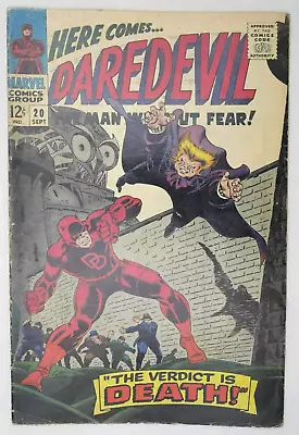 Buy Daredevil #20 Marvel Comics (1966) • 19.95£