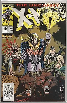 Buy Uncanny X-Men #252 : Vintage Marvel Comic Book From November 1989 • 6.95£