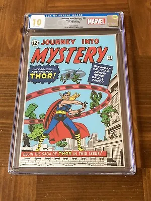 Buy Journey Into Mystery 83 CGC 10  Gem Mint  Silver Foil First Release + Magnet • 303.92£