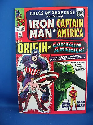 Buy Tales Of Suspense 63 F Vf Captain America Origin 1964 Marvel • 158.06£