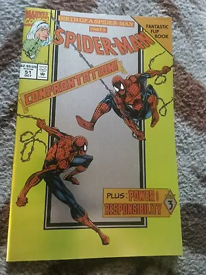 Buy Spider-man # 51 Nm 1994 Foil Flip Cover 1st Ben Reilly  Jackal Vulture Marvel ! • 20£